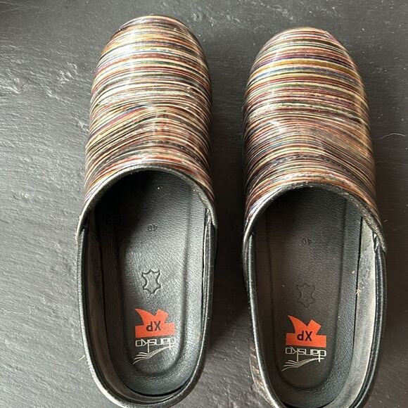 Dansko XP Professional Nurses Striped Clogs size 40 - Picture 10 of 10